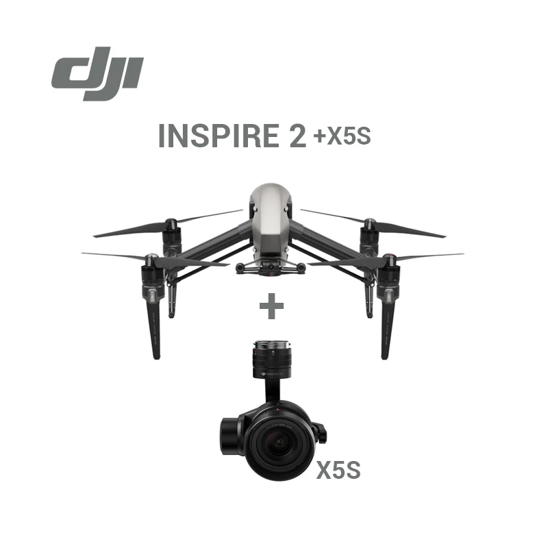 Дрон DJI Inspire 2 RC вертолет с камерой Zenmuse X5S или Zenmuse X7 5,2 k - Цвет: with x5s