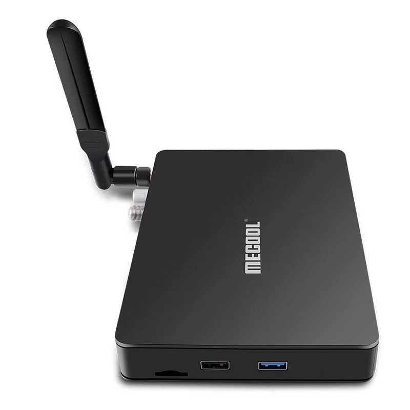 Mecool K6 DVB S2-T2-C Smart tv Box USB 3,0 Поддержка 2,4G 5G wifi 100 Мбит/с 4K VP9 2 Гб ram+ 16 Гб rom медиаплеер