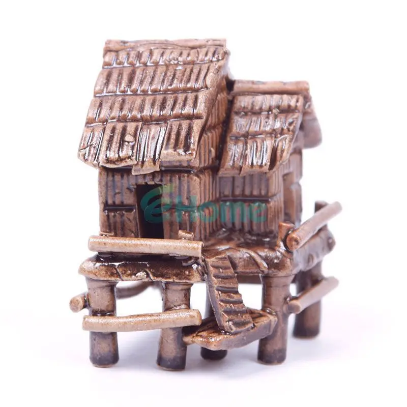 Мини искусственное украшение керамический дом в форме аквариума Украшение