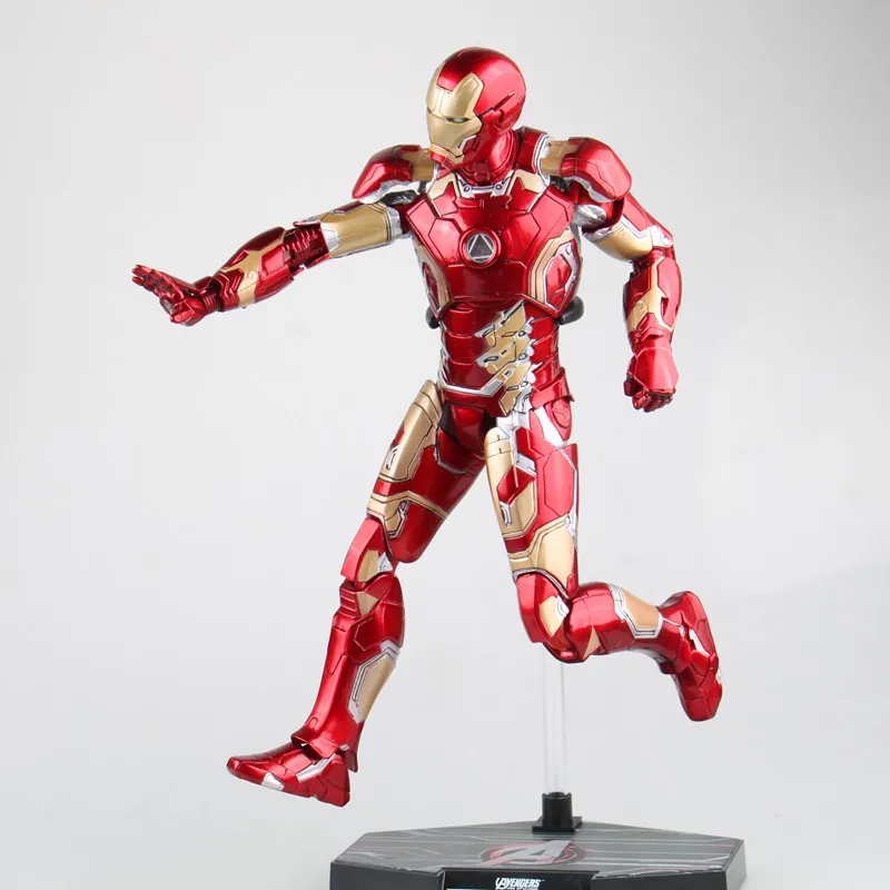Светодиодный светильник HC Iron Man Mark MK 42 RED x GOLD ПВХ фигурка Коллекционная модель