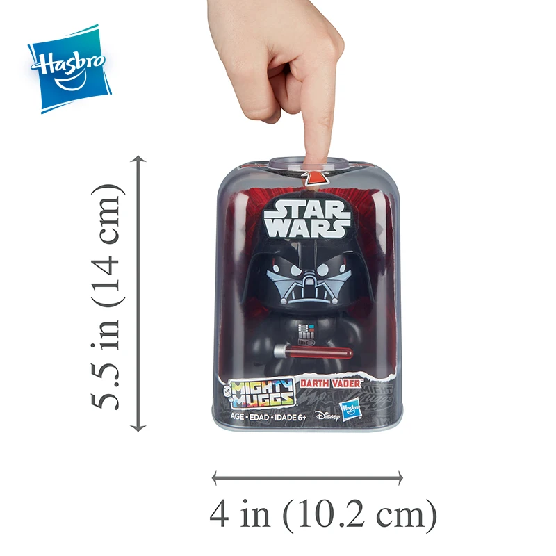 Hasbro Mighty Muggs Штурмовик Дарт Вейдер принцесса Лея органа 3 мимики Коллекционная фигурка игрушка подарок