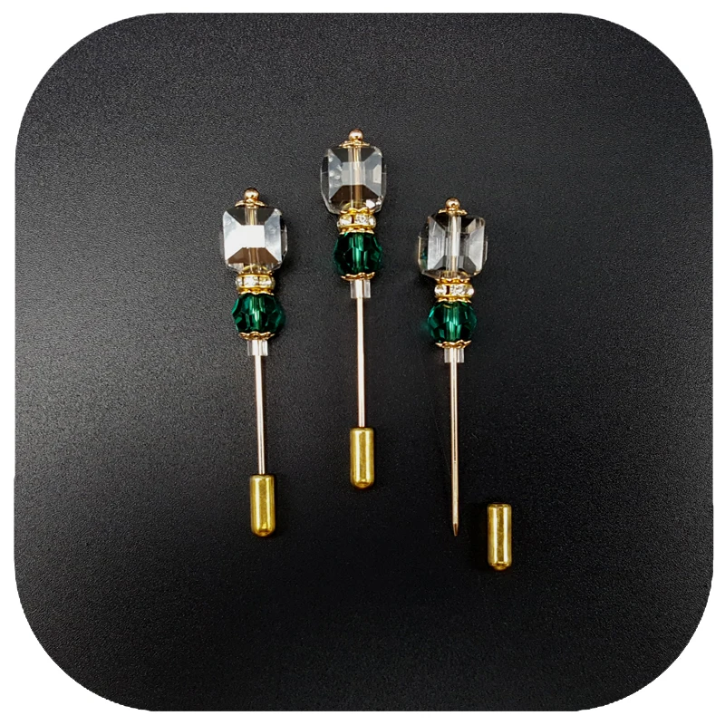 Роскошные бусины-стразы хиджаб шпильки Новая мода нагрудные булавки для