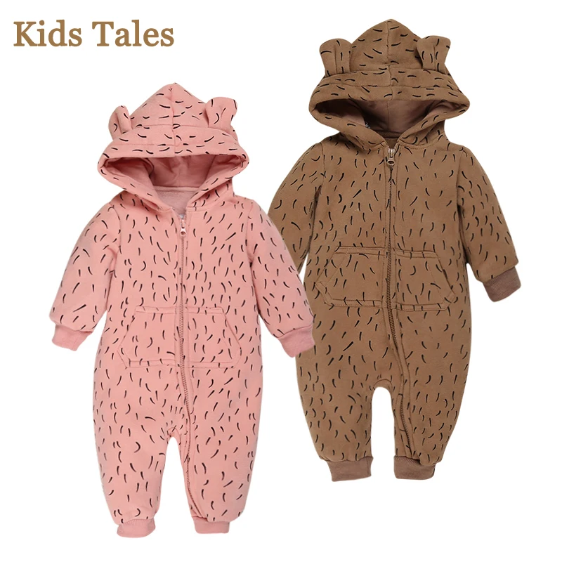 Детские комбинезоны теплая детская одежда с длинными рукавами Осенняя хлопковая