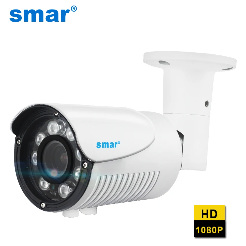 IP-камера Smar с зумом для системы видеонаблюдения 1080P 2 8-12 мм | Безопасность и защита