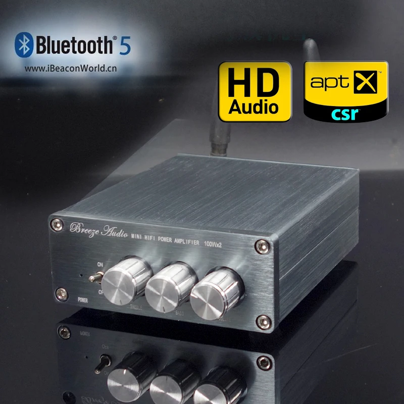 

KYYSLB DC12~25V 100W*2 5.0 Home Bluetooth Amplifier Car TPA3116 BL50A CS8675 Digital Amplifier APTX HD Independent Decoding HiFi