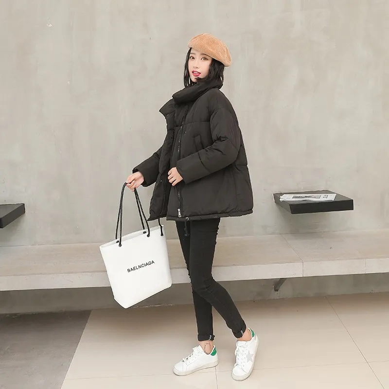 Новинка 2019 зимняя куртка Женская Повседневная парка средней длины ватный