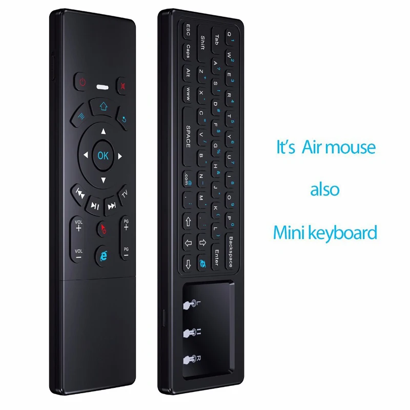Мини беспроводная клавиатура и тачпад трекпад 2,4G Fly Air mouse универсальный пульт дистанционного управления для Smart tv Android tv Box HTPC игры