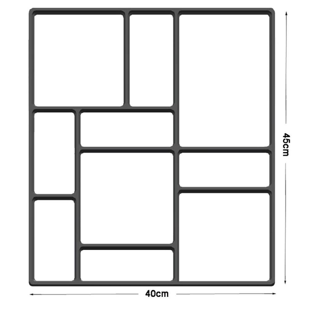 Садовая дорожка тротуарная форма DIY вручную кирпичная плитка для пола дороги