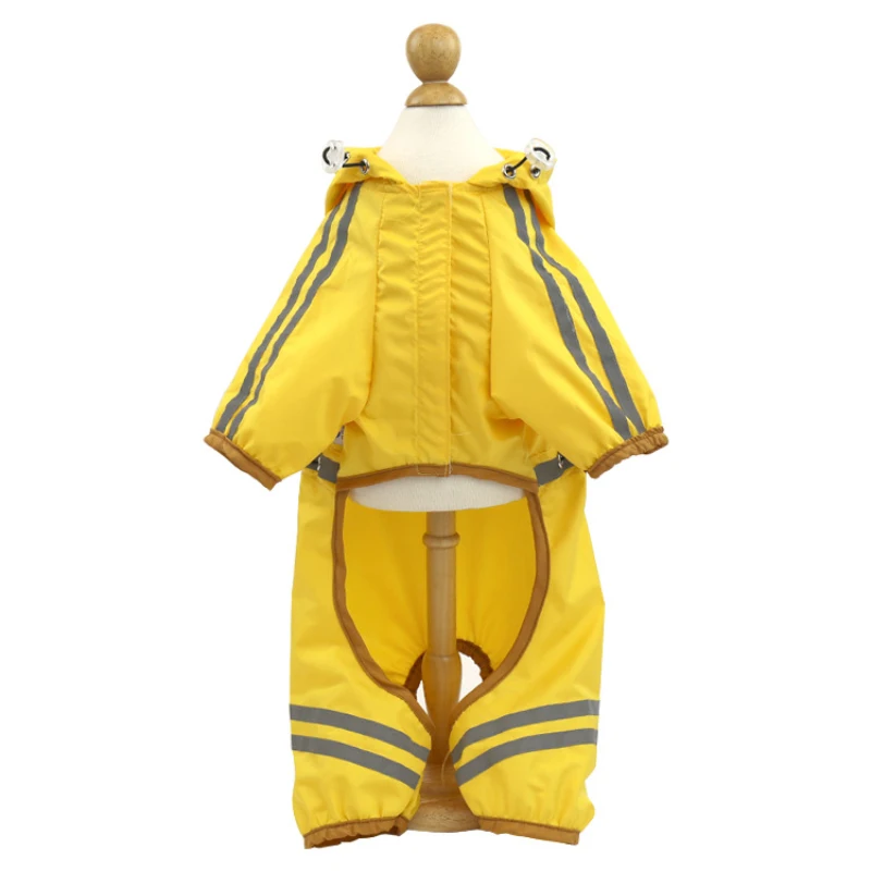 Светоотражающий дождевик для собак водонепроницаемая одежда костюм домашних