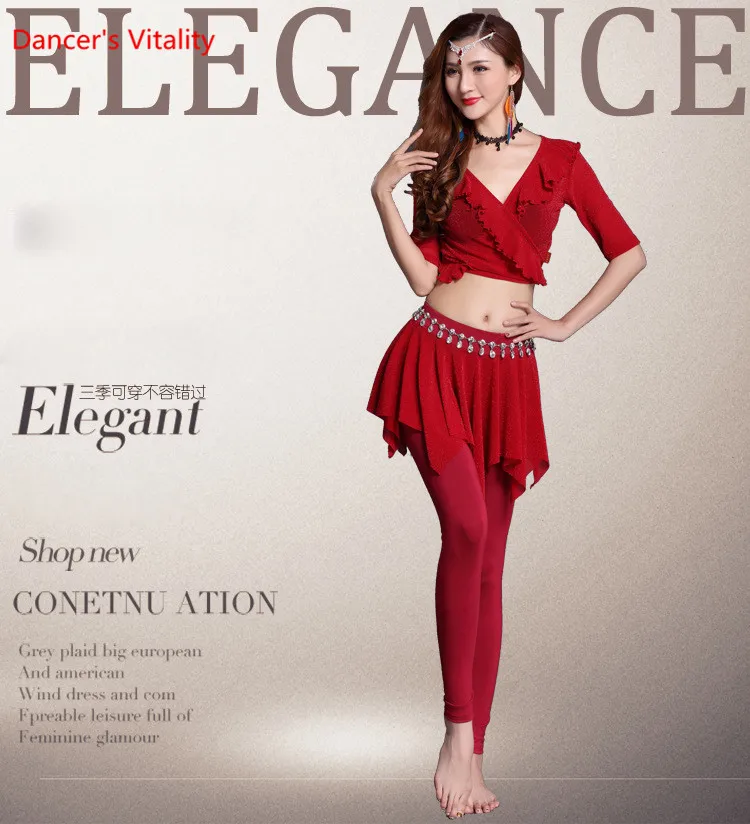 Belly Dance Suit New Practice uniforms Dance Performance Costumes Practice Exercises Costumes BellyDance Clothing