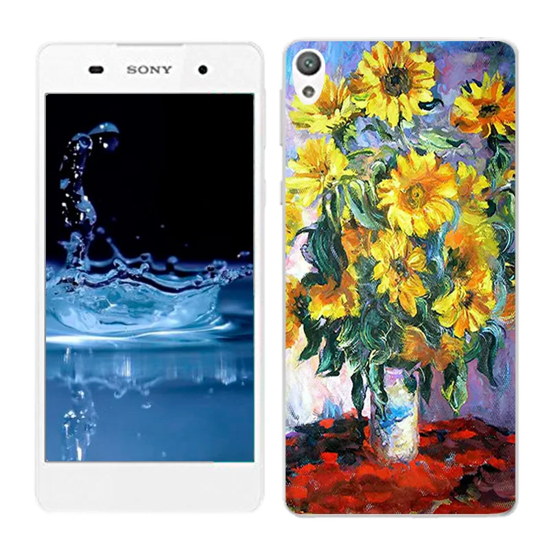 Мягкий чехол из ТПУ для Sony Xperia E5 f3311 f3313, мягкий силиконовый чехол с масляной окраской, чехол для телефона для Xperia E5 E 5 Fundas - Цвет: 13