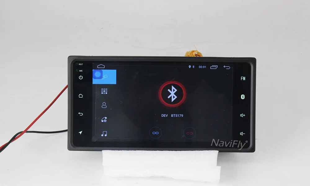 Navifly Android 8,1 автомобильный gps-навигация, dvd-плеер мультимедиа для Toyota Camry Viso Vitz Corolla RAV4 Proda Универсальный BT wifi RDS