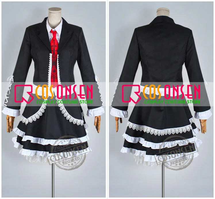 Костюм для косплея ONSEN Anime Dangan Ronpa Celestia Ludenberg костюм Униформа полный комплект все