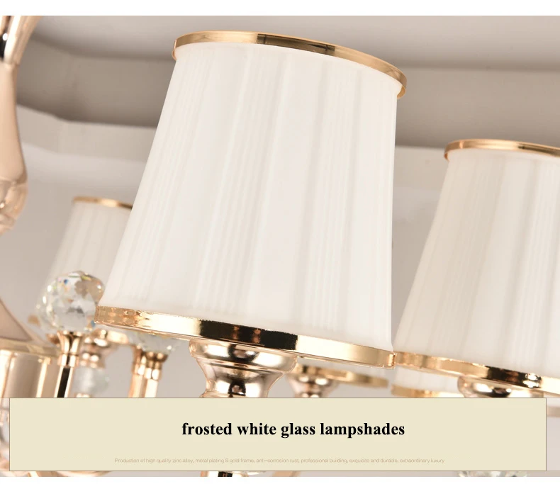 Современные золотые металлические светодиодные люстры, светильник ing Lustre Crystal для гостиной, светодиодная подвесная люстра, светильник для спальни, Подвесная лампа, светильники