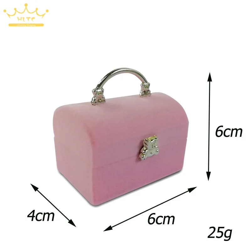 Креативная шкатулка для колец бархатная хранения украшений в стиле принцессы