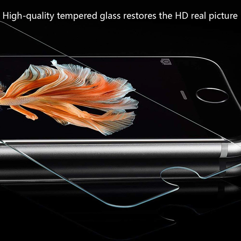 3 штуки в упаковке Экран протектор Закаленное Стекло для iPhone X 11 ix 8, 7, 6, 6S плюс Xs Max Xr 0,3 мм спереди закаленное Стекло пленка для iPhone X