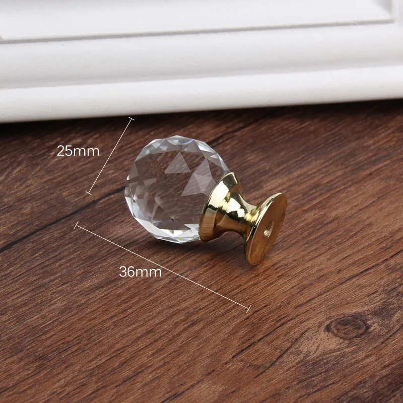 Лидер продаж 25 мм оригинальные стеклянные ручки в форме шара ручка для шкафа