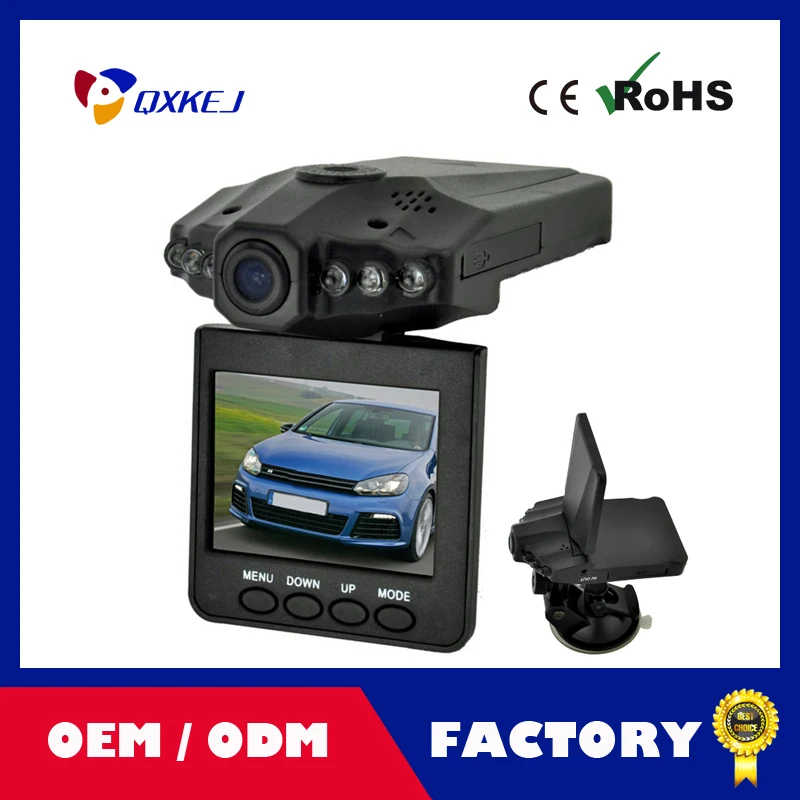 Trainshow 120 Degree Wide Angle 2.5" LCD Screen 6 LED Night Vision Vehicle Car Detector camera Recorder DVRs Dash | Автомобили и