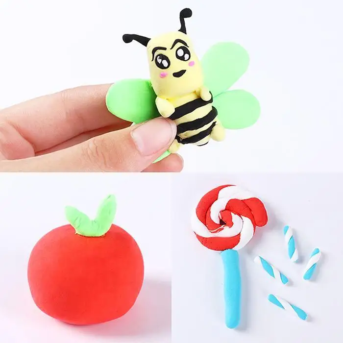 10 цветов 3D пушистая пена глина слизь DIY мягкий хлопок эластичный мяч образование