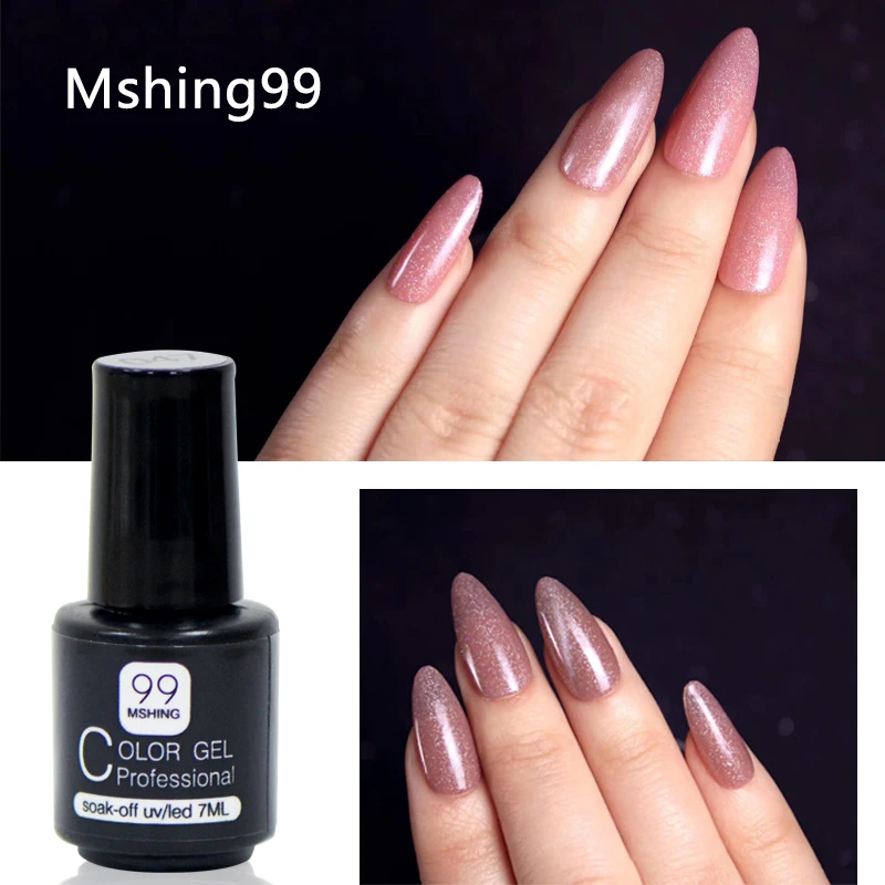 MSHING99 набор гель-лака все для маникюра полуперманентный Vernis basetop coat УФ светодиодный Гель-лак замочить от ногтей художественный Гель-лак для ногтей