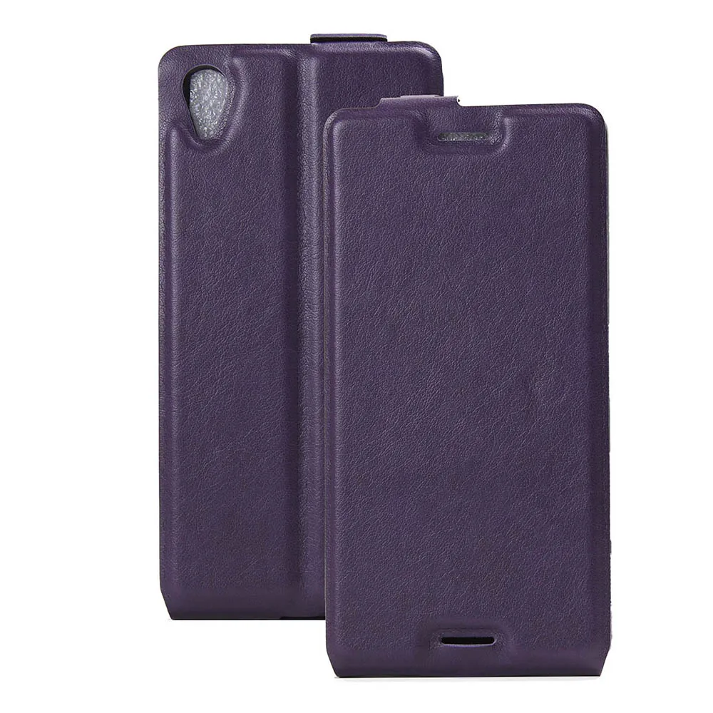Simple Vintage Flip Leather Case Cover For Sony Xperia X F5121 / Dual F5122 (5.0 Inch) |