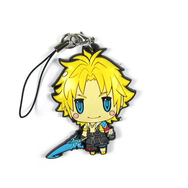 FF резиновая подвеска Final Fantasy VII Shantotto игры аниме мешок украшения брелок мобильный