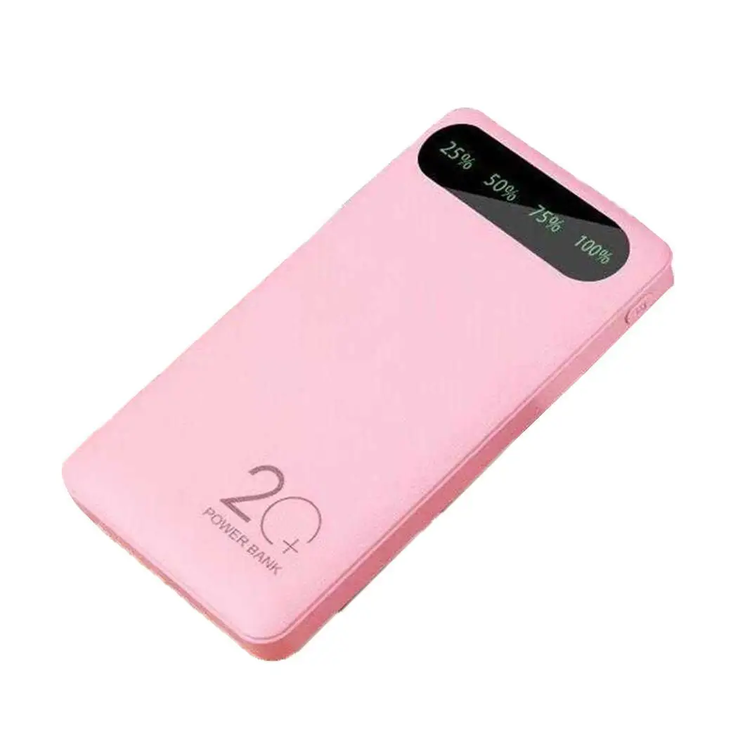 Практичный двойной usb порт светодиодный фонарик 10000 mAh lcd 5 V/1A V/2A порты цифровой