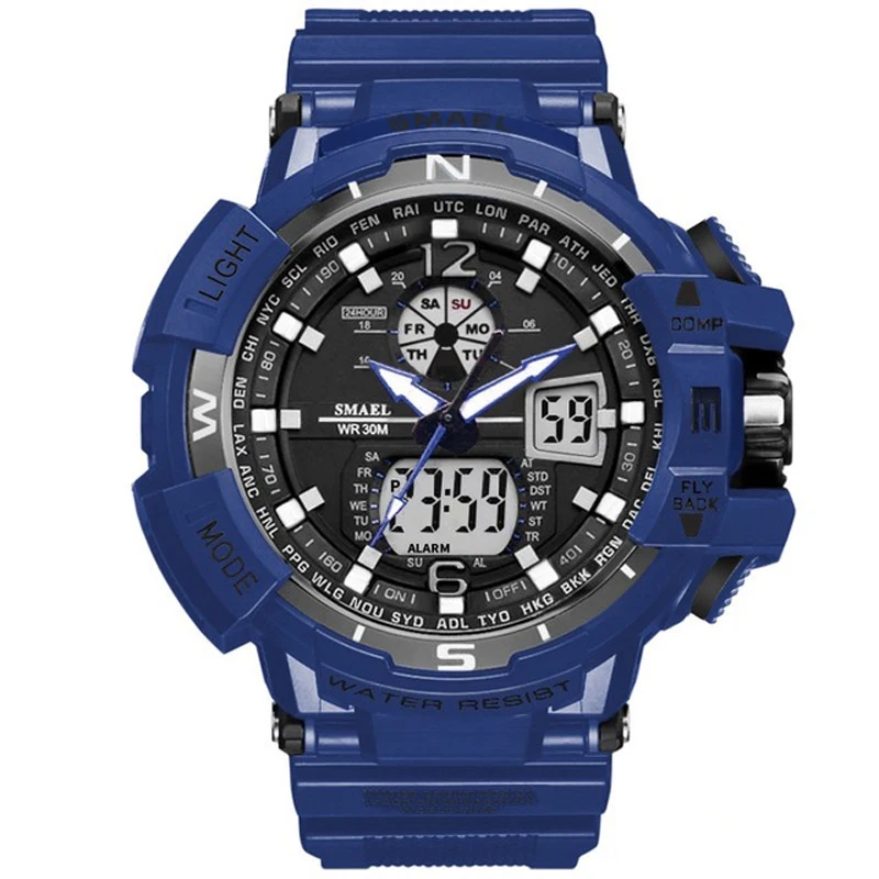 Top Brand Mens Sports Watches G Style Military Waterproof Wristwatches Shock Analog Quartz Digital Watch Men relogio masculino | Наручные