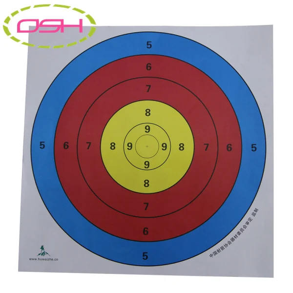 10 шт. 15 35 дюймов ArcheryTarget бумага 39*39 см лук стрелка принадлежности для охоты на