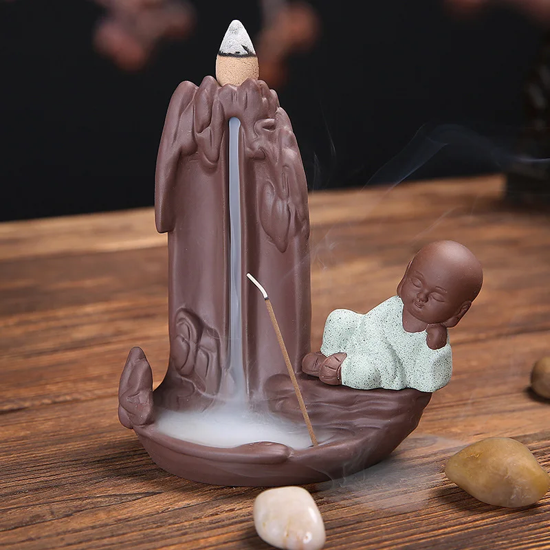 Керамическая курильница для дома креативная цилиндрическая палочка с