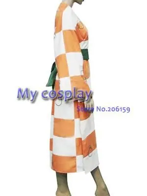Аниме InuYasha Rin женский костюм для хэллоуивечерние женское кимоно с поясом платья