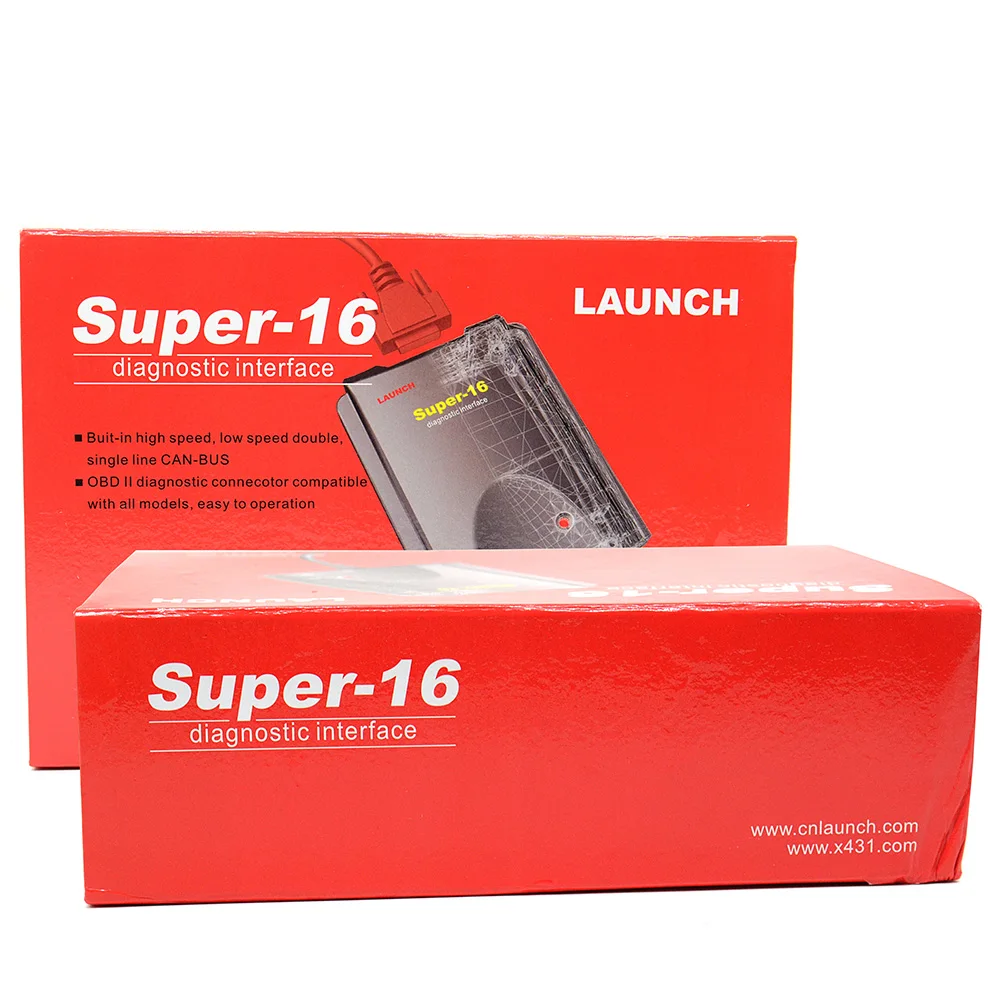 Новое поступление launch X431 Super16 супер-16 Диагностический интерфейс obd launch x431 СУПЕР 16