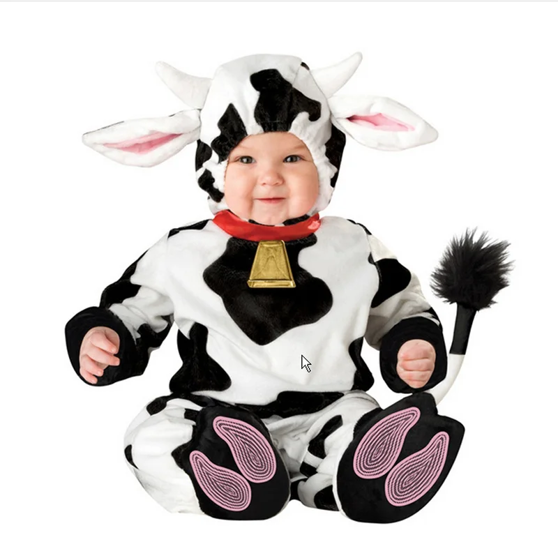 Вечерние костюмы на Хэллоуин Детский плюшевый костюм животного для