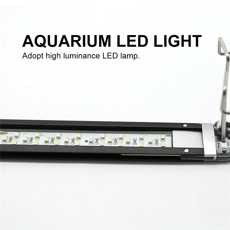 56MW Aquarium LED Bar Light Fish Tank for Freshwater and Aquatic Plants Killing Bacterial 100V-240V Free Shipping | Дом и сад