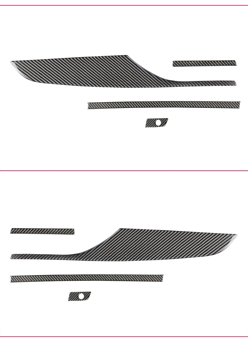 Для Audi A6 C7Accessories центральная консоль из углеродного волокна интерьерные украшения для приборной панели автомобиля полоса панель автомобиля-Стайлинг Sticker2011