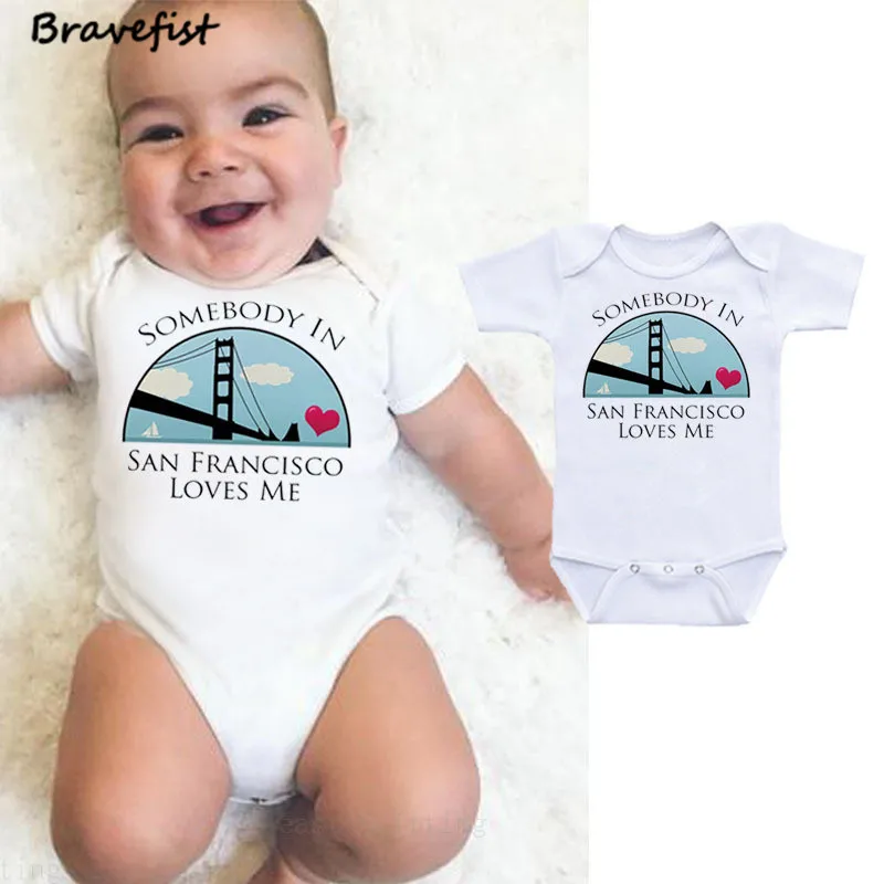 Mono con estampado de letras para reci&eacute;n nacido, monos de manga corta con cuello redondo, ropa para ni&ntilde;os de 0 a 24 meses-0