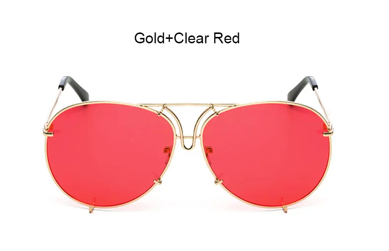 Солнцезащитные очки кошачий глаз Uv400 для мужчин и женщин авиаторы большого