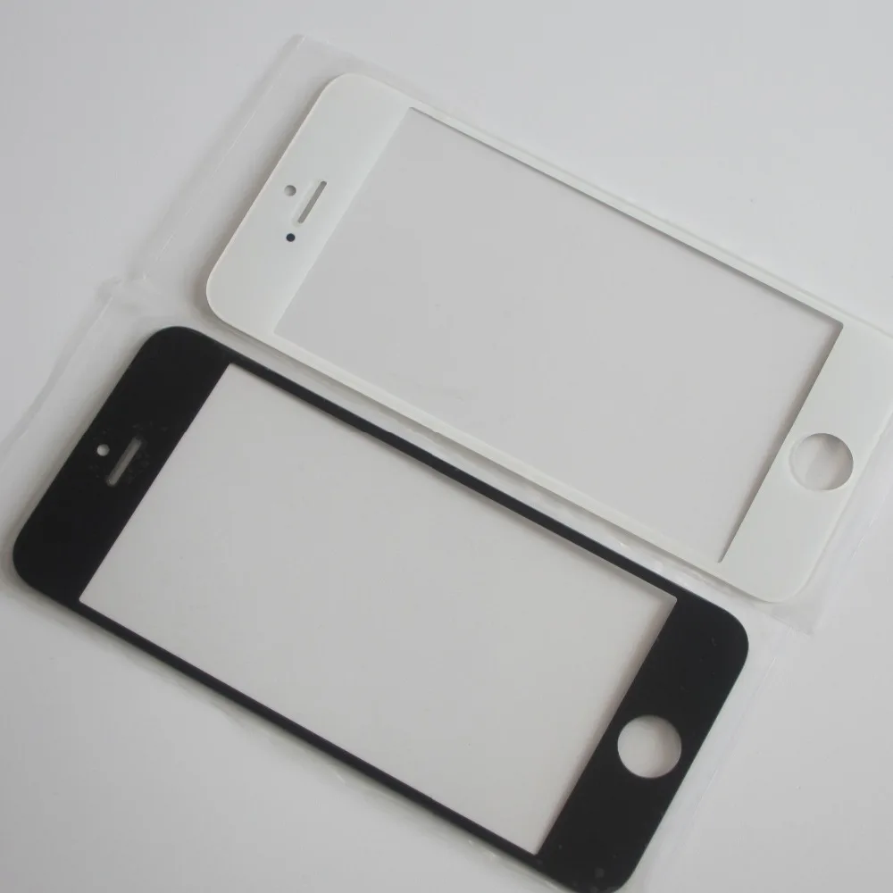 Защитное внешнее Переднее стекло объектива Запчасти для авто для iPhone 5 5S 4 4S, 6, 6 S, Plus, с сенсорным экраном, ремонт с клеящим веществом 3м