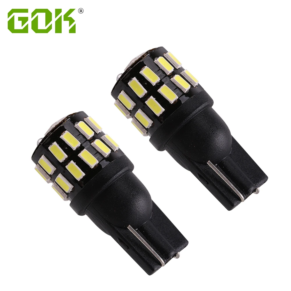 100 шт. T10 W5W led 30SMD 3014 194 501 передний задний боковой габаритный светильник лампа