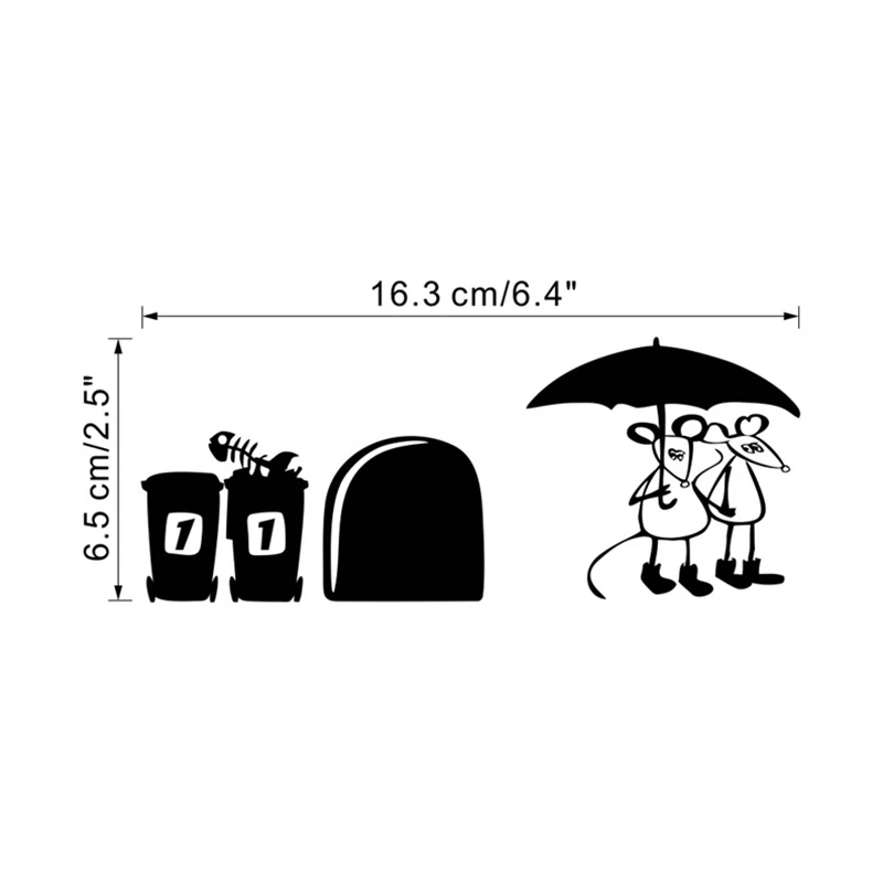 Модный 1 комплект горячая распродажа высокое качество черная мышь отверстие