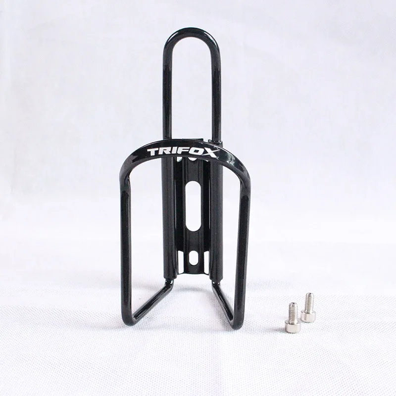black-small TRIFOX держатель для бутылки из алюминиевого сплава для велосипеда, бутылки для воды, держатель для горного велосипеда, складная велосипедная клетка - Цвет: black-small