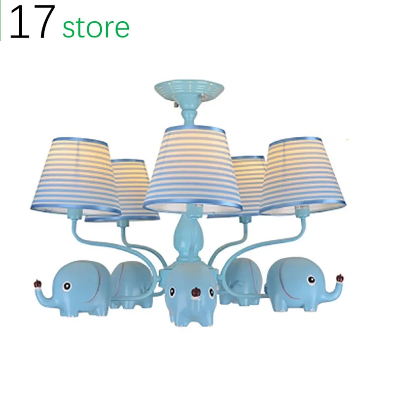 

Modern Elephant Decorative LED Pendant Lights For Bedroom Children Kid's Room Home Decorative Surface Mounted Pendant Lamp