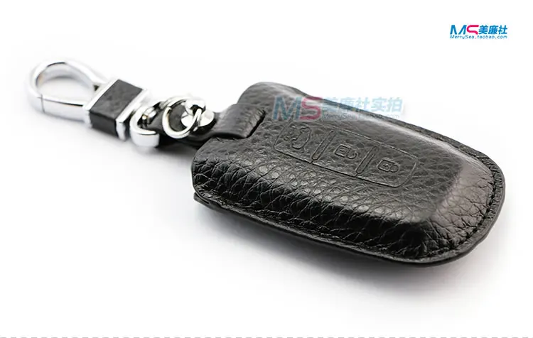 Разноцветный чехол-брелок для автомобильного ключа из натуральной кожи Hyundai ELANTRA