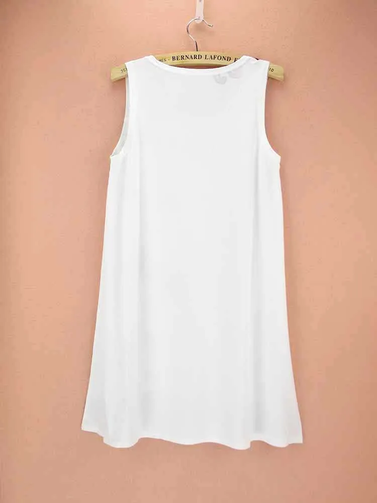 Новинка 2015 Повседневное платье для девочек с рисунком Модный женский сарафан без