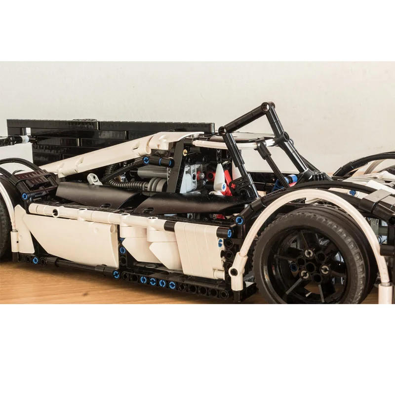 DHL leinglys Technic MOC 5530 Гибридный супер комплект гоночных автомобилей 1586 шт игрушки