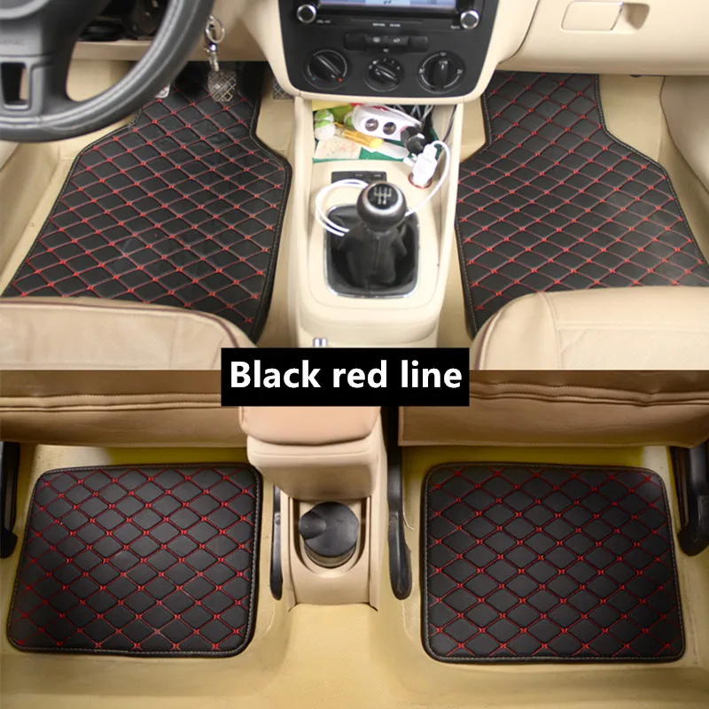 Универсальный автомобильный напольный коврик для Volkswagen Polo/Polo V универсальные