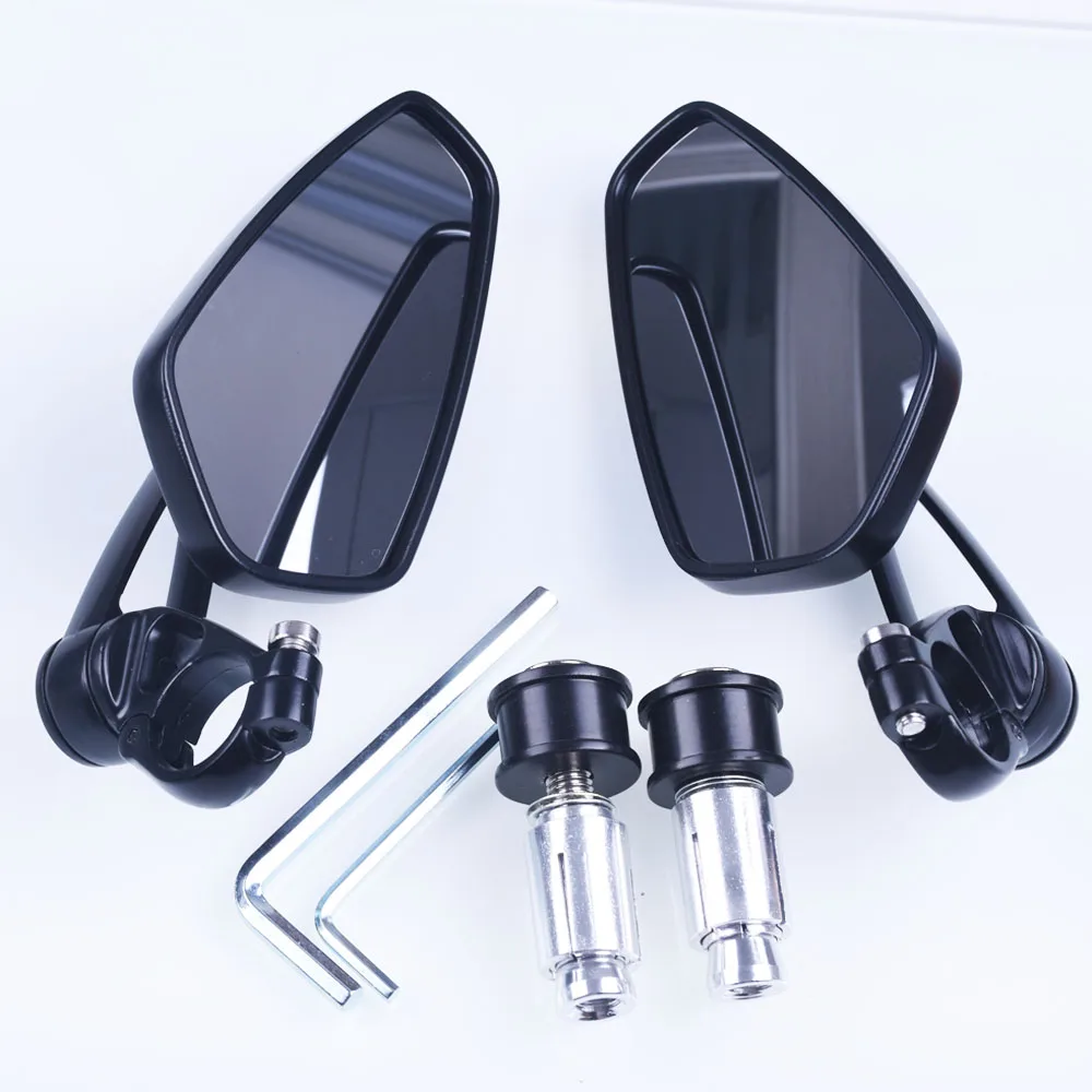 

1 Pair Aluminum Motorcycle Rearview Mirror Scooter Parts Motorcycle Accessories For Kawasaki Yamaha Suzuki