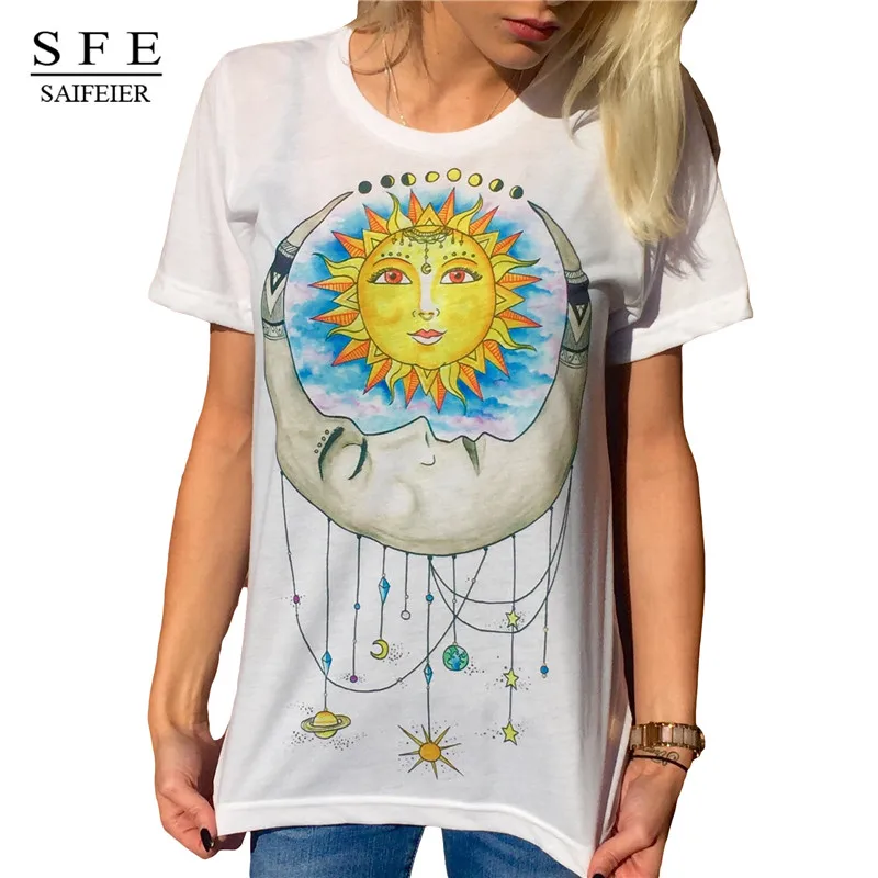 Lafayette Print T-Shirt Short Sleeve Letter Printed Women T shirt White Combed Cotton Fashion Woman Tee Women's 2129 | Женская