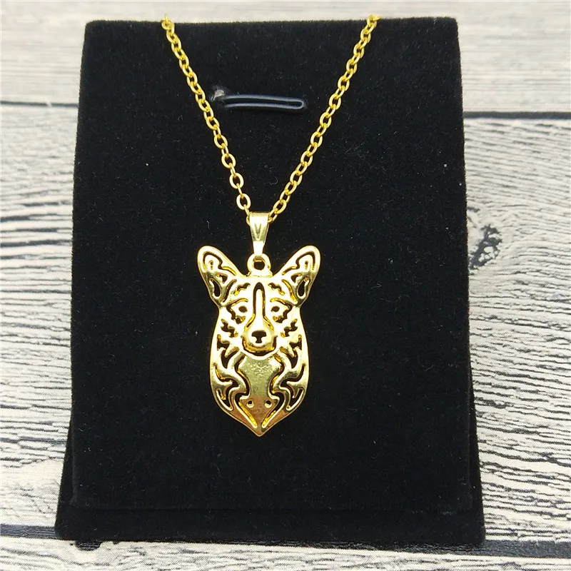 Новинка ожерелье-кардиган из изображением собаки породы Вельш-корги модный