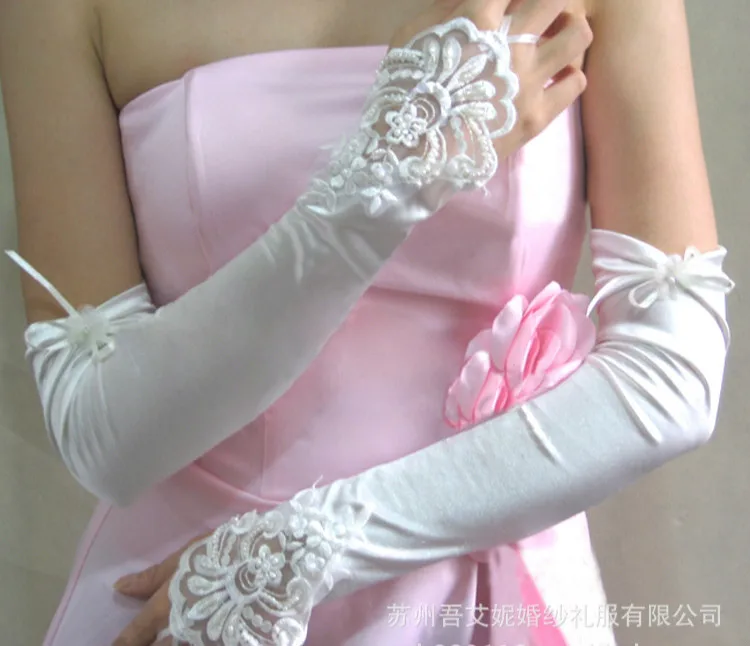 5 пара/лот новые марлевые Удлиненные перчатки до локтя без пальцев клейкие